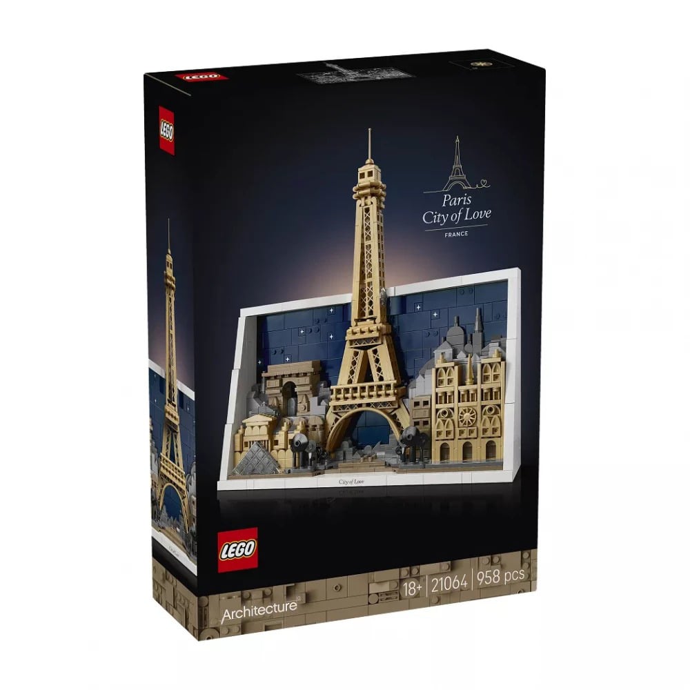 Конструктор LEGO Architecture Париж - місто кохання, 958 деталей, від 18 років (21064)